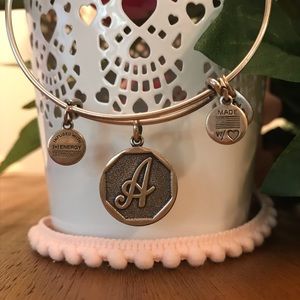 Alex and Ani Letter “A” in Silver